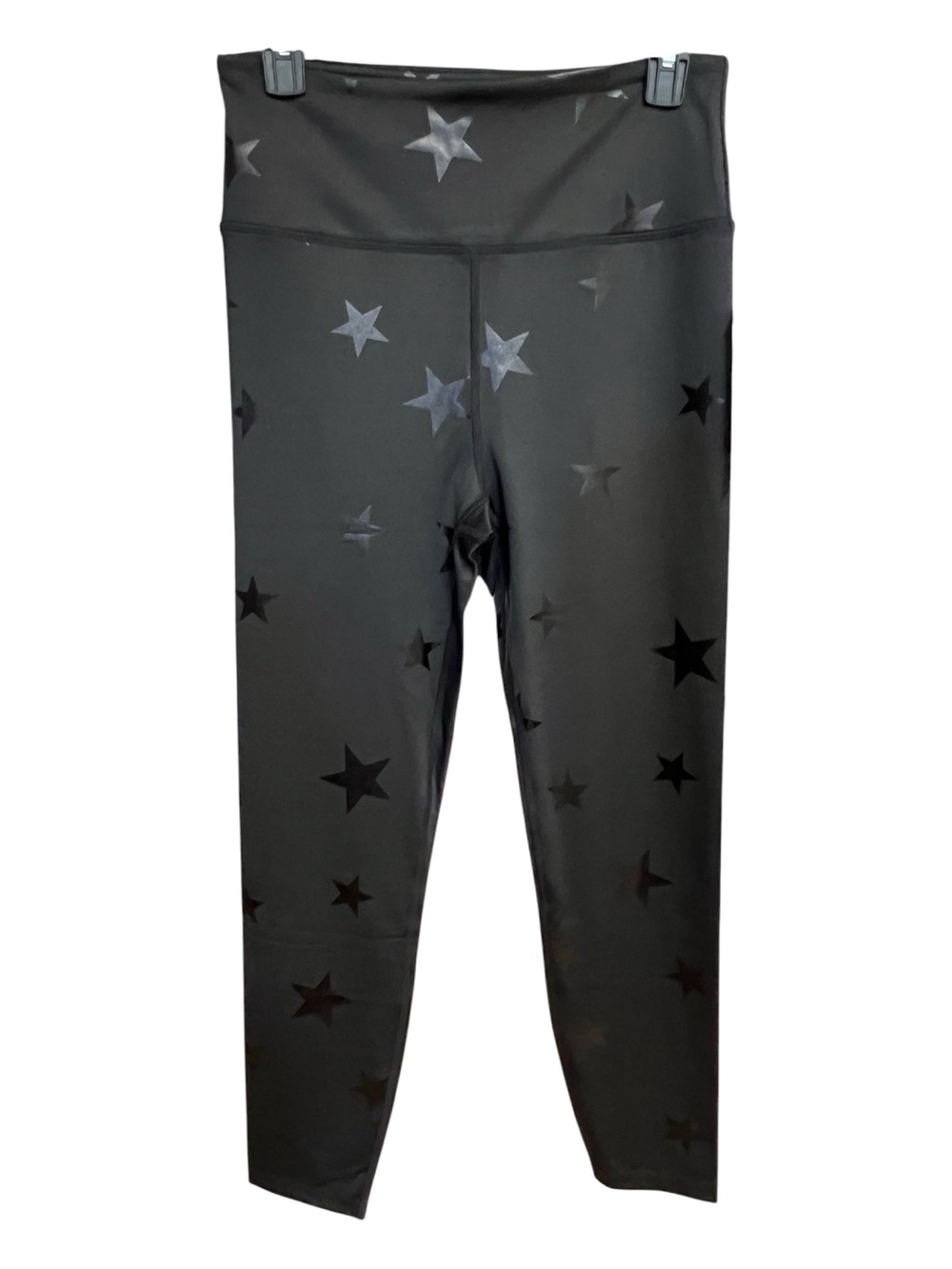 🆕 NWT Nine West Active Black Foil Star Ankle Leggings | Size M